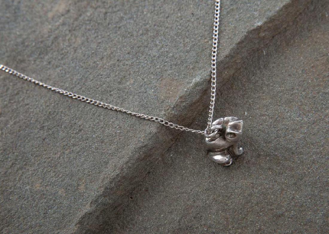 Tiffany & Co Sterling Frog Pendant Necklace (1 of 2)