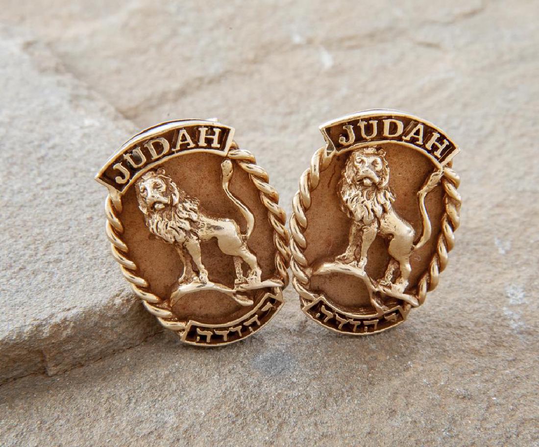 Pair Judah 14K Cufflinks (1 of 2)