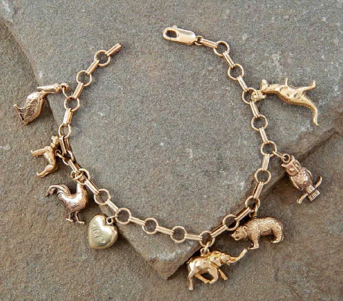 14K Charm Bracelet (1 of 2)