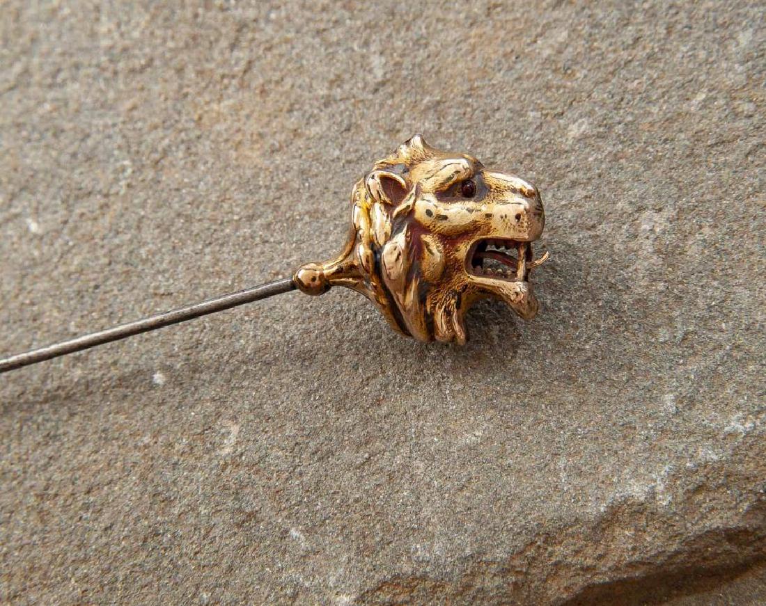Antique Lion Hat Pin (1 of 2)