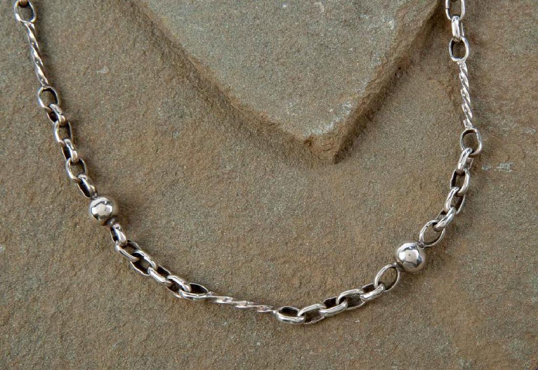 Mexican Sterling Link Necklace (1 of 2)