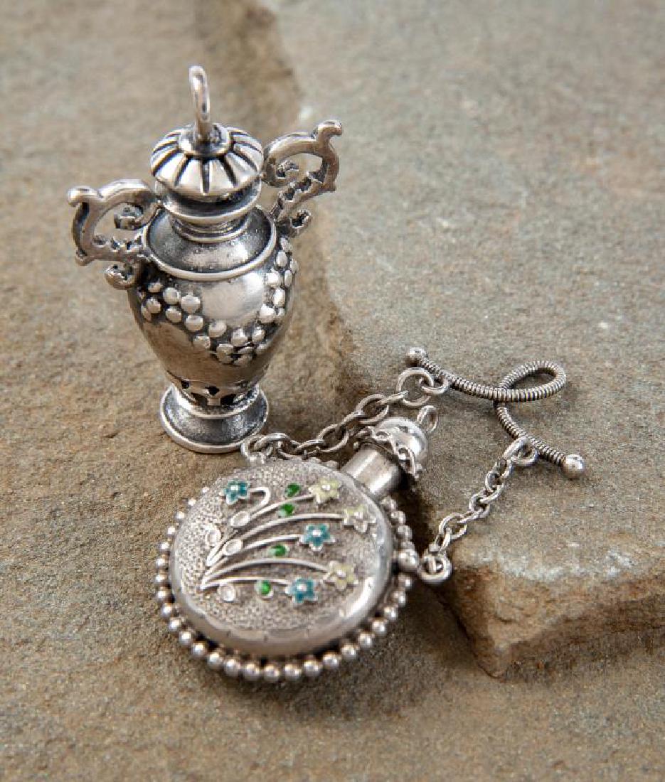 2 Sterling Perfume Charms (1 of 3)