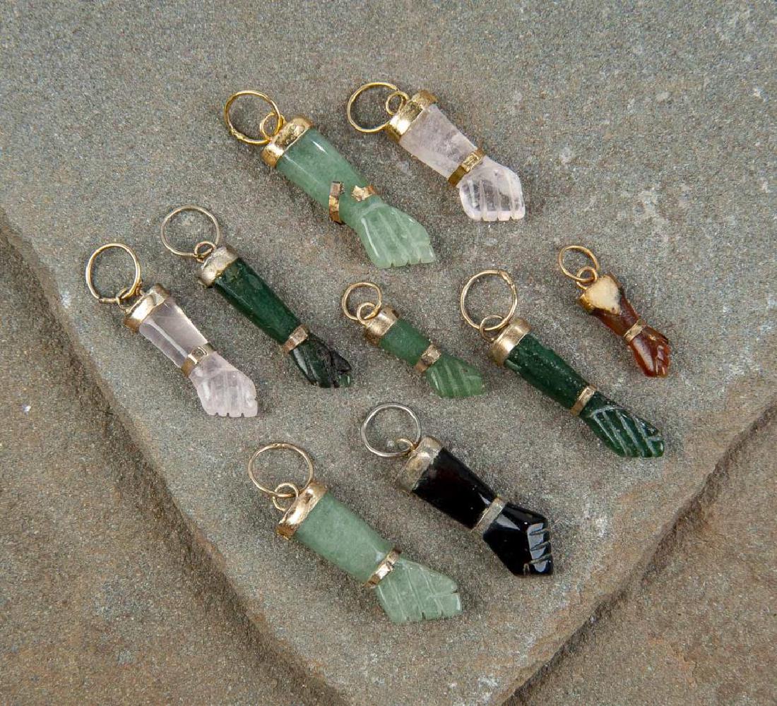 9 Hardstone Figa Charms (1 of 1)