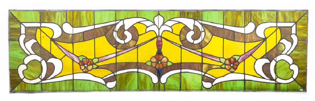 Edwardian Stained Glass Window Panel (1 of 5)