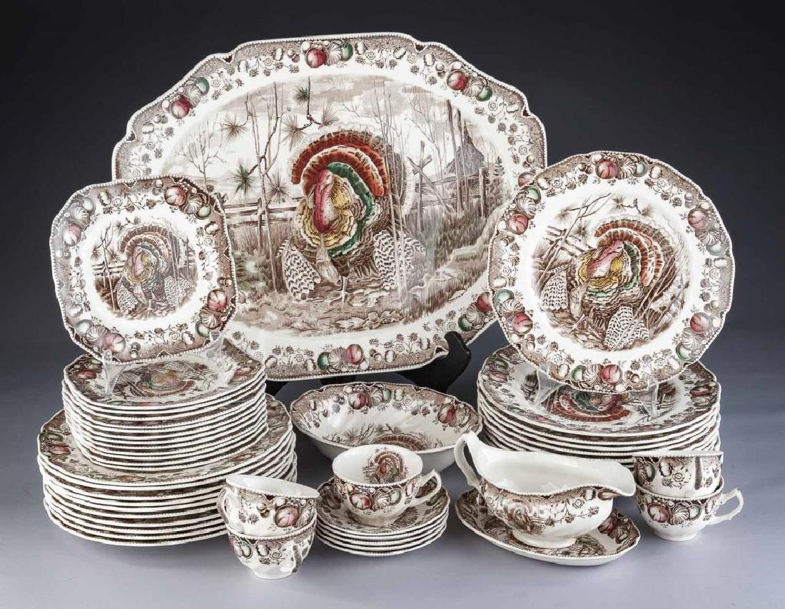 48 Pcs Johnson Bros. His Majesty Dinner Service