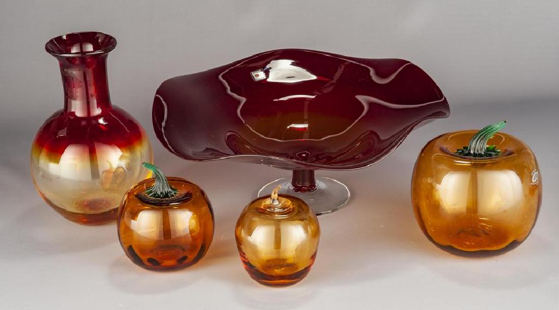 5 Pcs Blenko Company Glass (1 of 5)