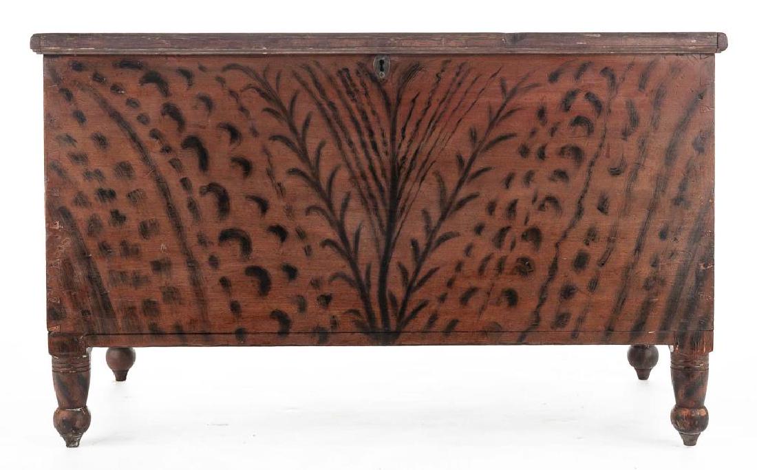 Folk Art Bucks County Blanket Chest (1 of 5)