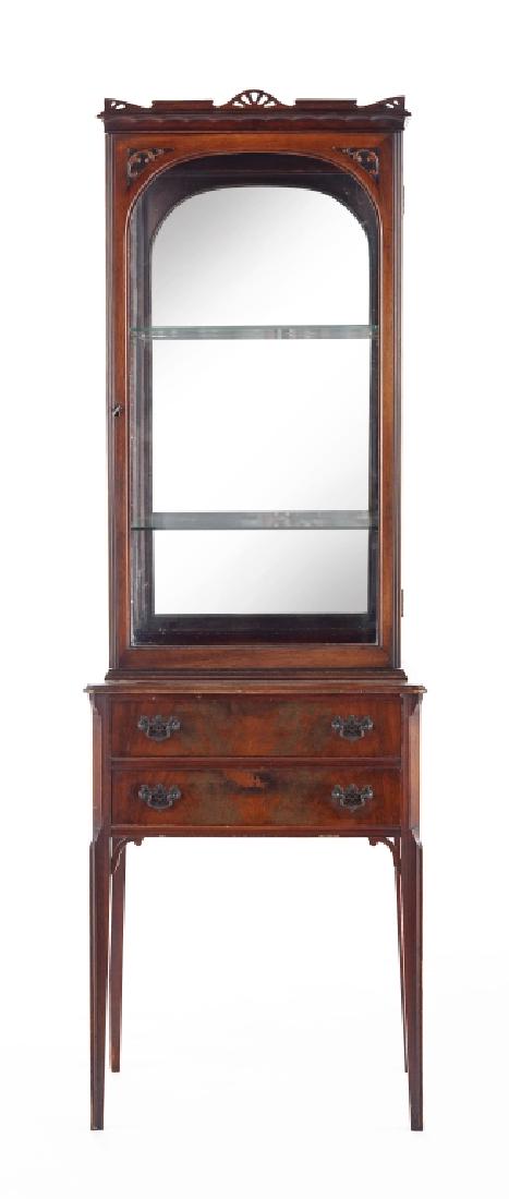 Colonial Revival Small Curio Cabinet (1 of 3)