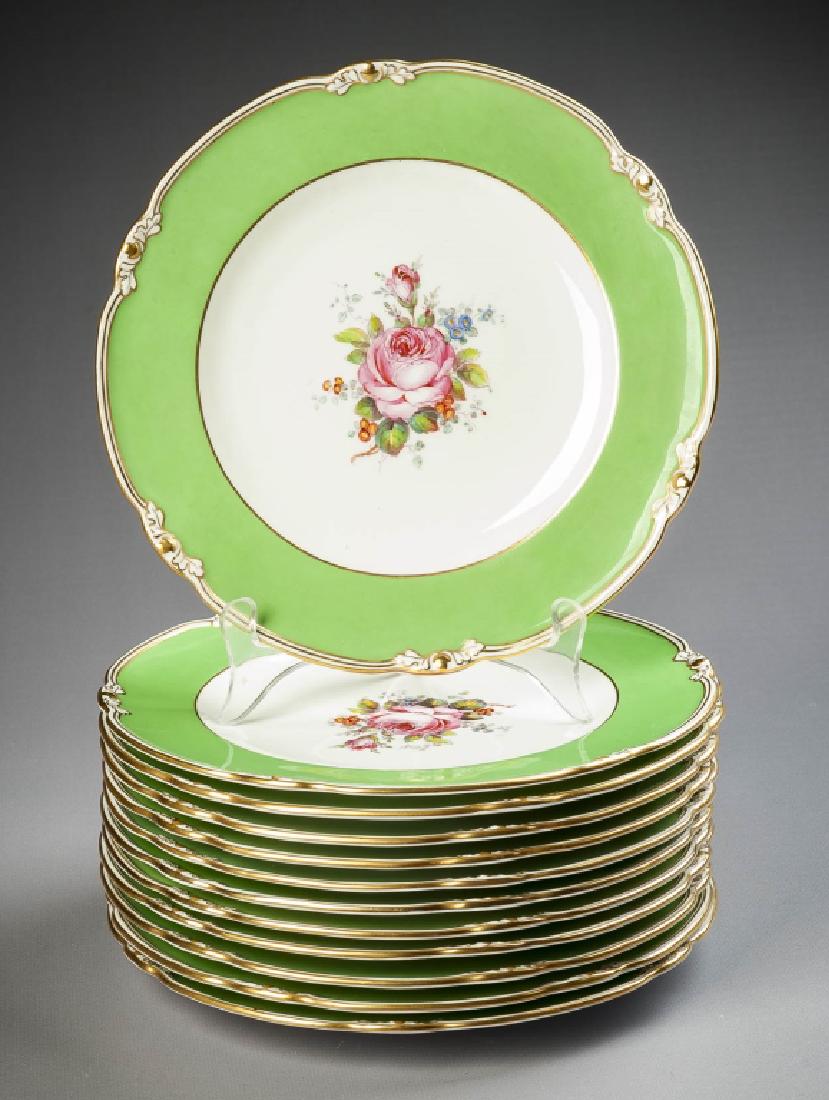 12 Royal Crown Derby Balmoral Dessert Plates (1 of 2)