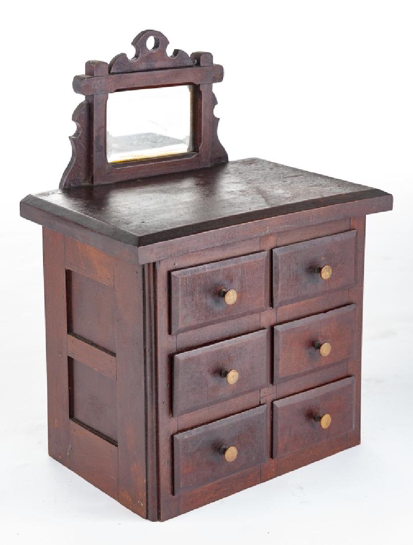 Tramp Art Bureau Chest (1 of 3)