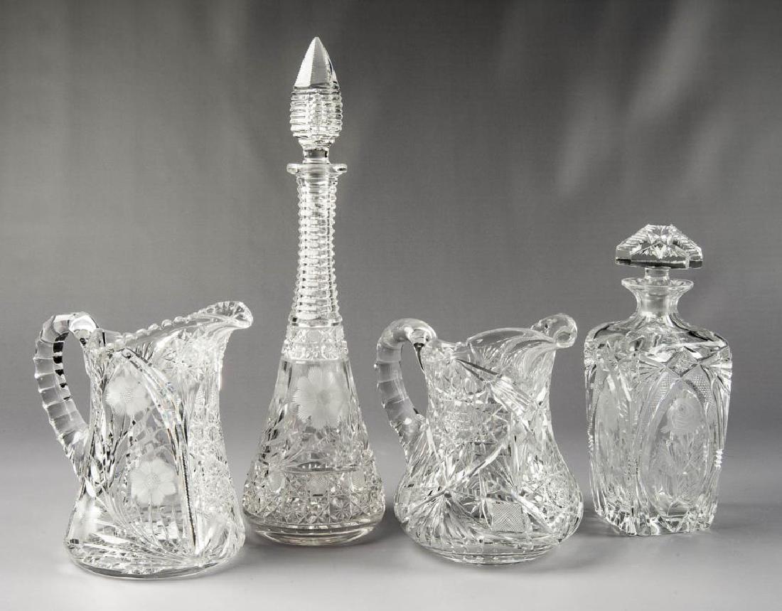 4 pcs Brilliant Glass Incl Pitchers & Decanters (1 of 3)