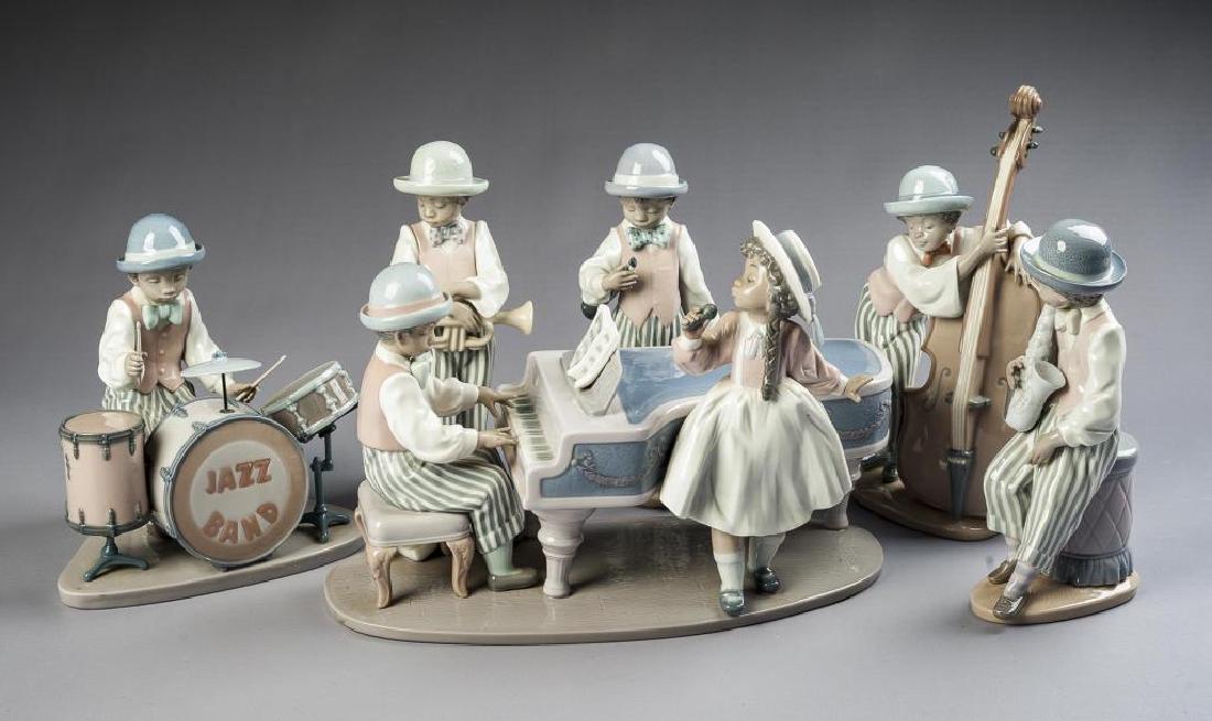 6 Lladro Porcelain Jazz Band Figurines in OBs (1 of 11)