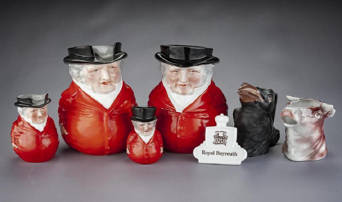 7 Pcs Royal Bayreuth Coachmen, Cow, Crow (1 of 12)