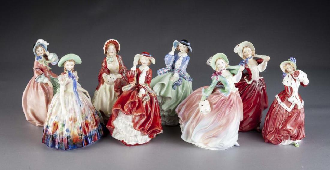 8 Royal Doulton Figures Incl Easter Day (1 of 7)
