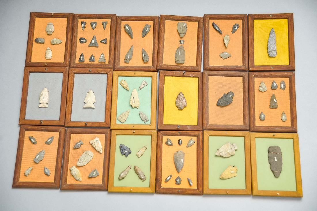 18 Frames of Native American Artifacts (1 of 1)