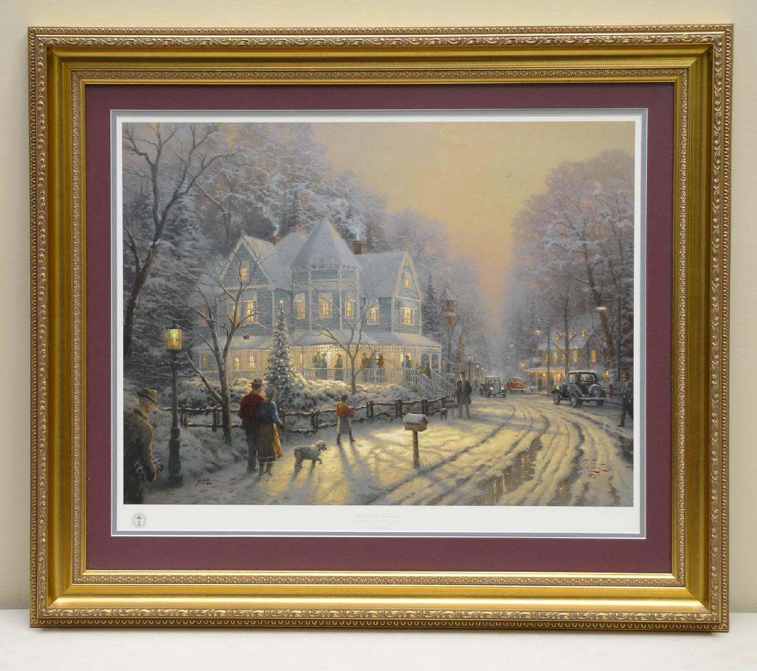"A Holiday Gathering" by Thomas Kinkade (1 of 1)