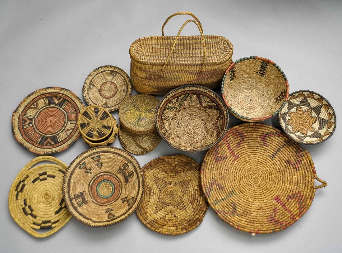 12 Native American Baskets (1 of 1)