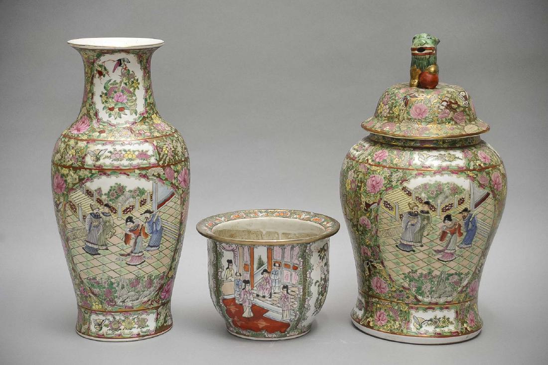 3 Pcs Asian Porcelain (1 of 1)