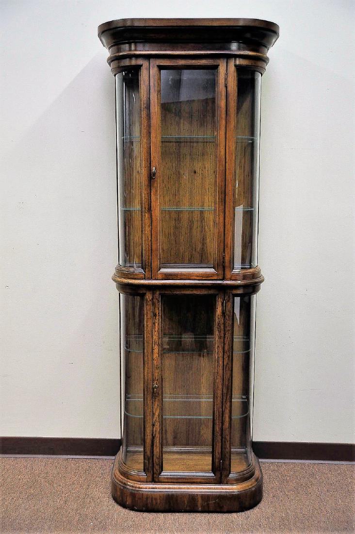 Bow Front Curio Cabinet (1 of 1)