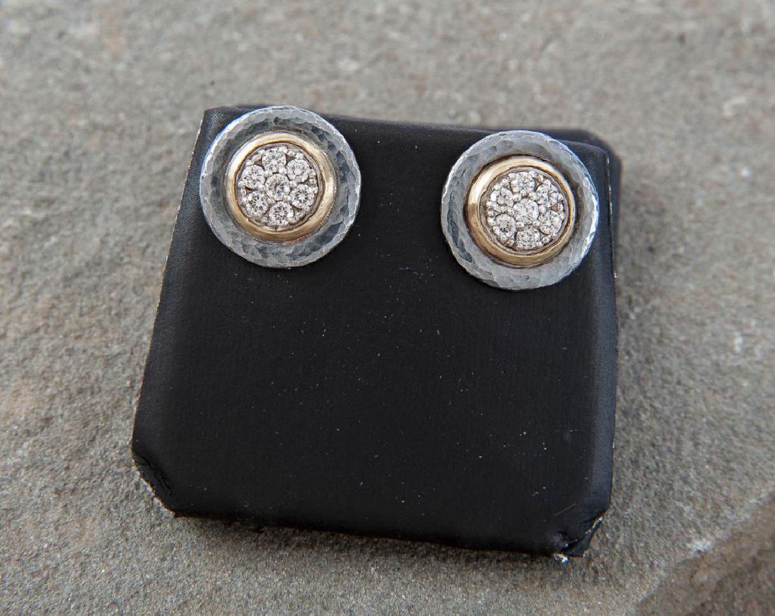 Sterling .42 CTW Diamond Earrings (1 of 1)