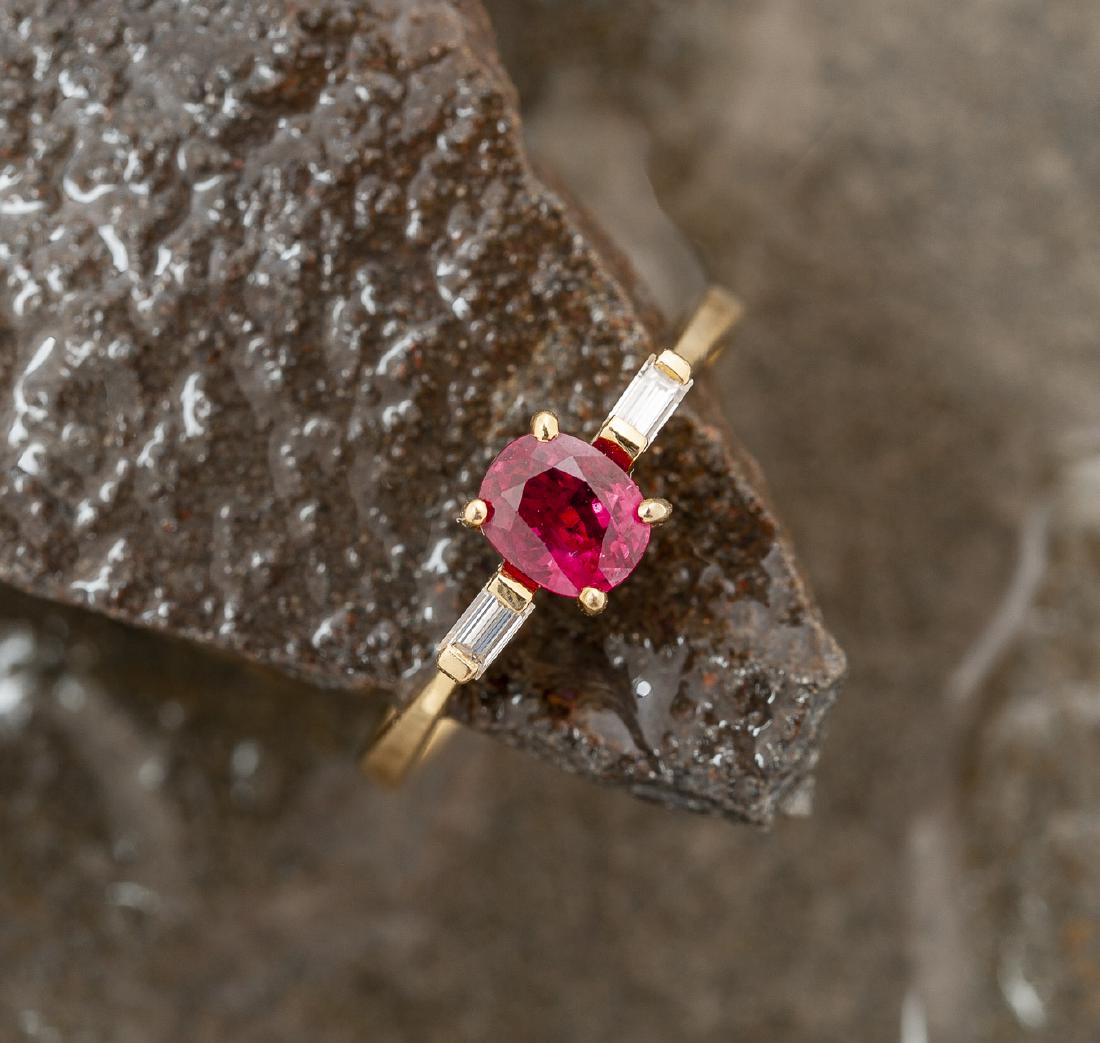 H. Stern 18K Ruby & Diamond Ring (1 of 5)