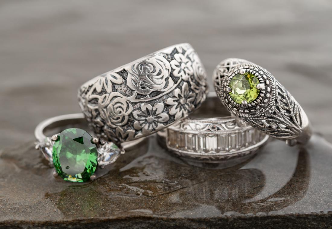 4 Sterling Rings incl Tacori (1 of 10)