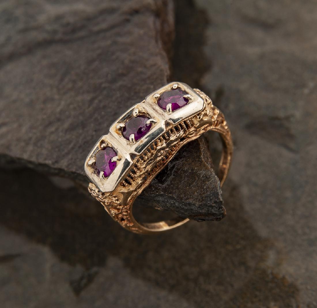 14K Antique Garnet Ring (1 of 2)