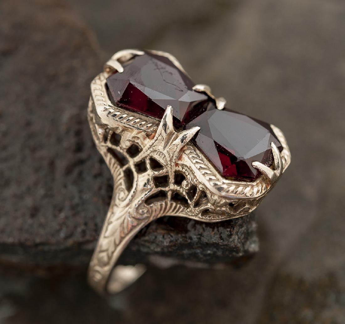 Antique 14K Garnet Ring (1 of 2)