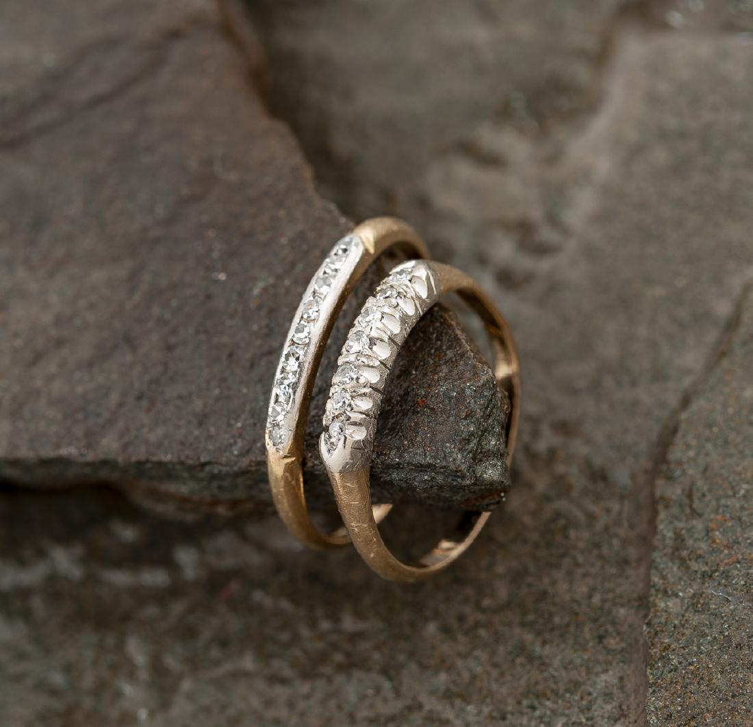 2 14K Diamond Bands (1 of 2)