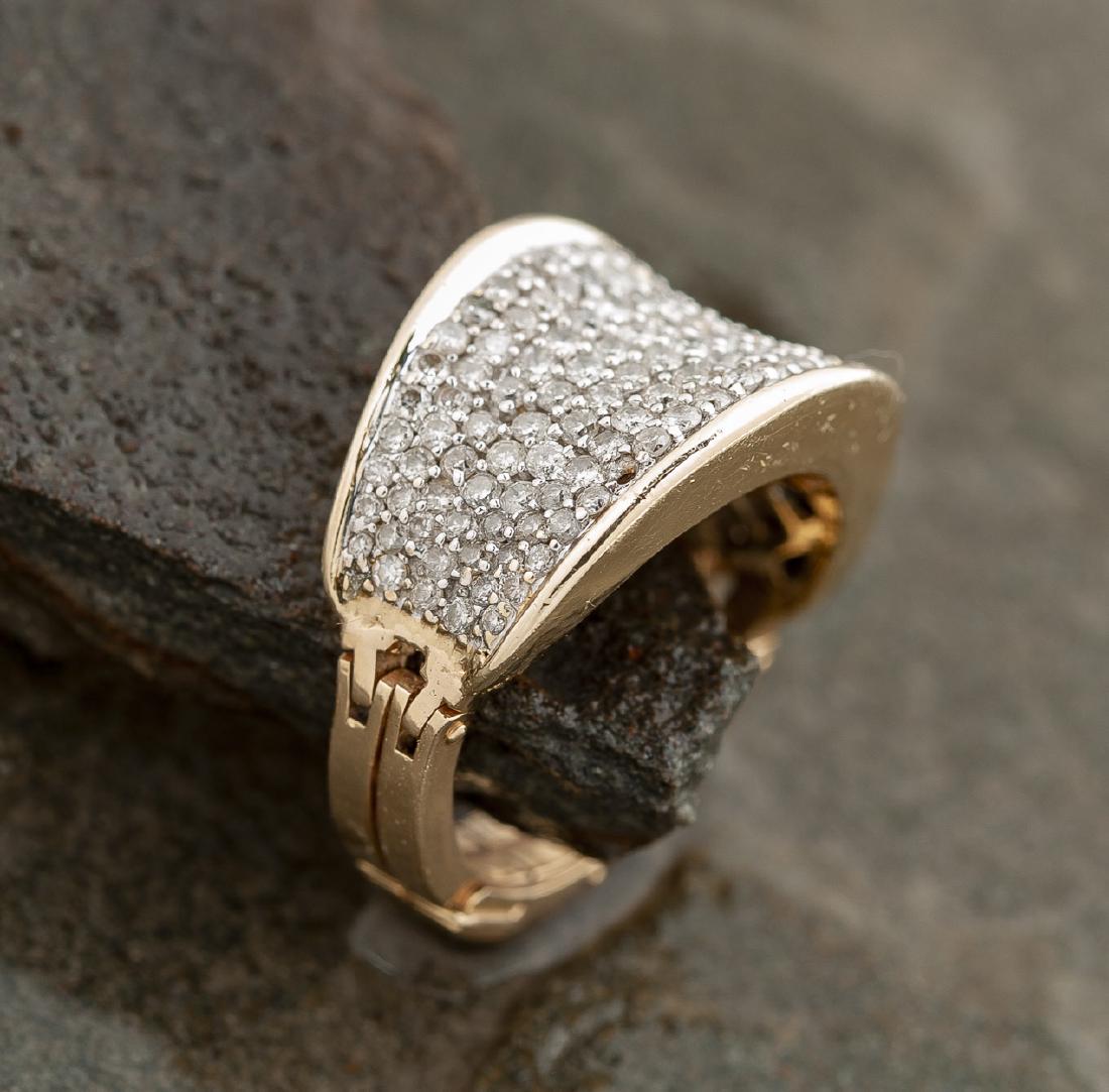 14K 1.5 CTW Pave Diamond Ring (1 of 2)