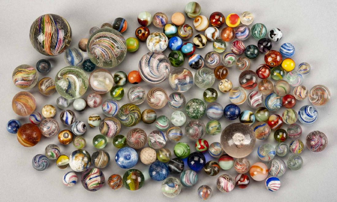 Early Marbles Incl Glass & Clay (1 of 7)