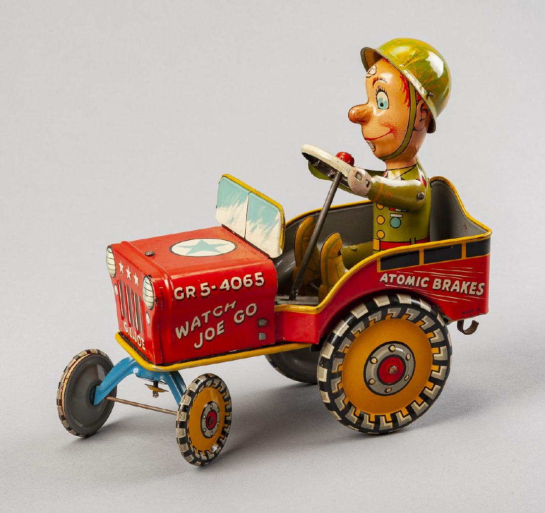 G.I. Joe & His Jouncing Jeep Tin Litho Toy (1 of 6)