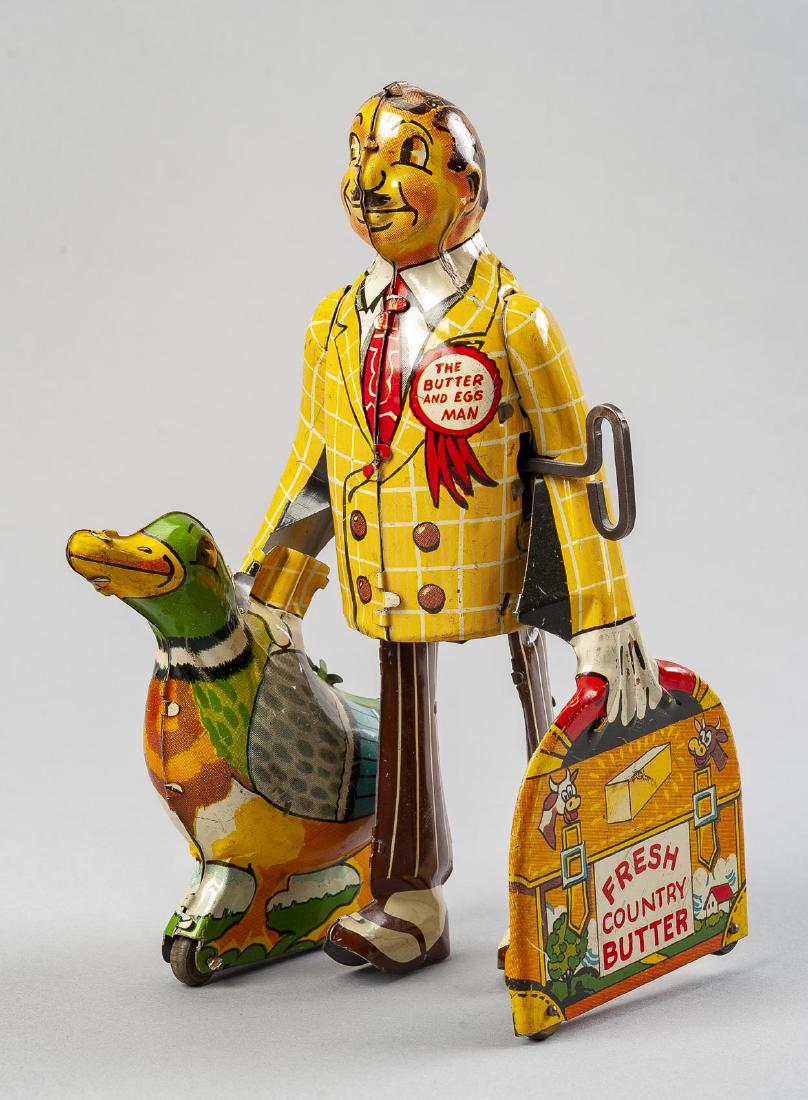 Marx Butter & Egg Man Tin Litho Wind Up Toy (1 of 4)