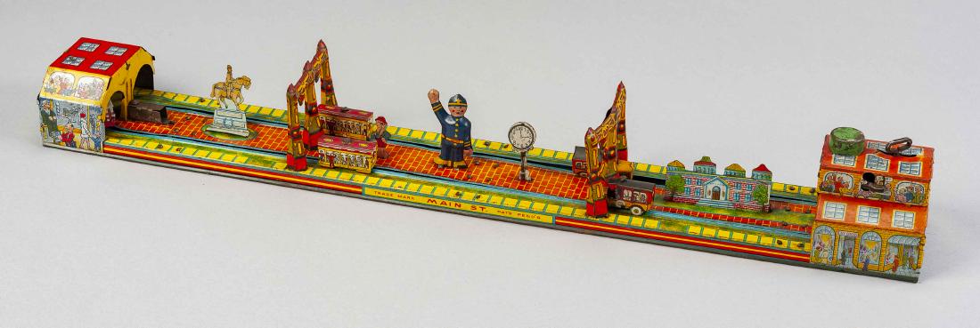 Marx Main Street Tin Litho Key Wind Toy (1 of 6)