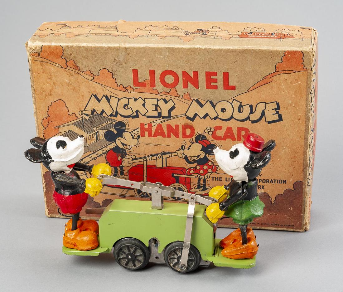 Lionel Mickey Mouse Handcar in OB (1 of 5)