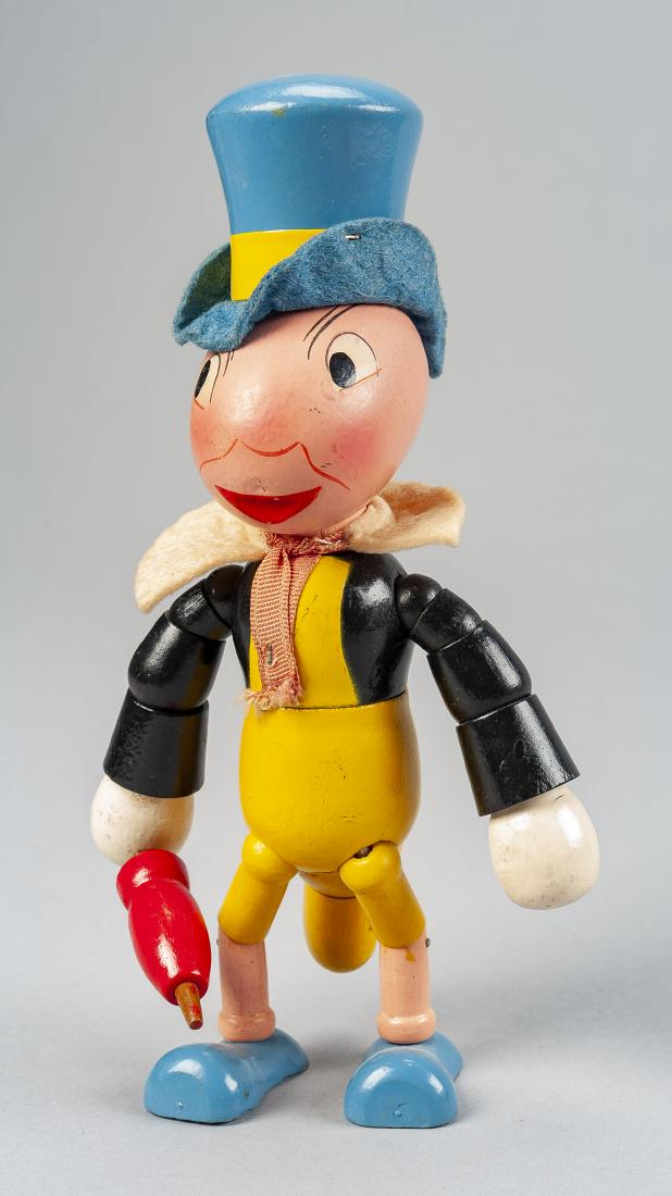 Jiminy Cricket Jointed Wooden Doll (1 of 4)