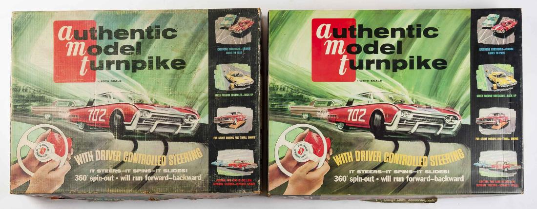 2 AMT 1/25 TR-190 Slot Car & Track Set in OBs (1 of 3)