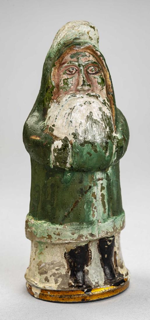 Glass Candy Container of Santa (1 of 3)