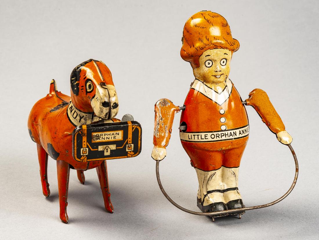 Marx Tin Wind Up Little Orphan Annie & Sandy (1 of 4)