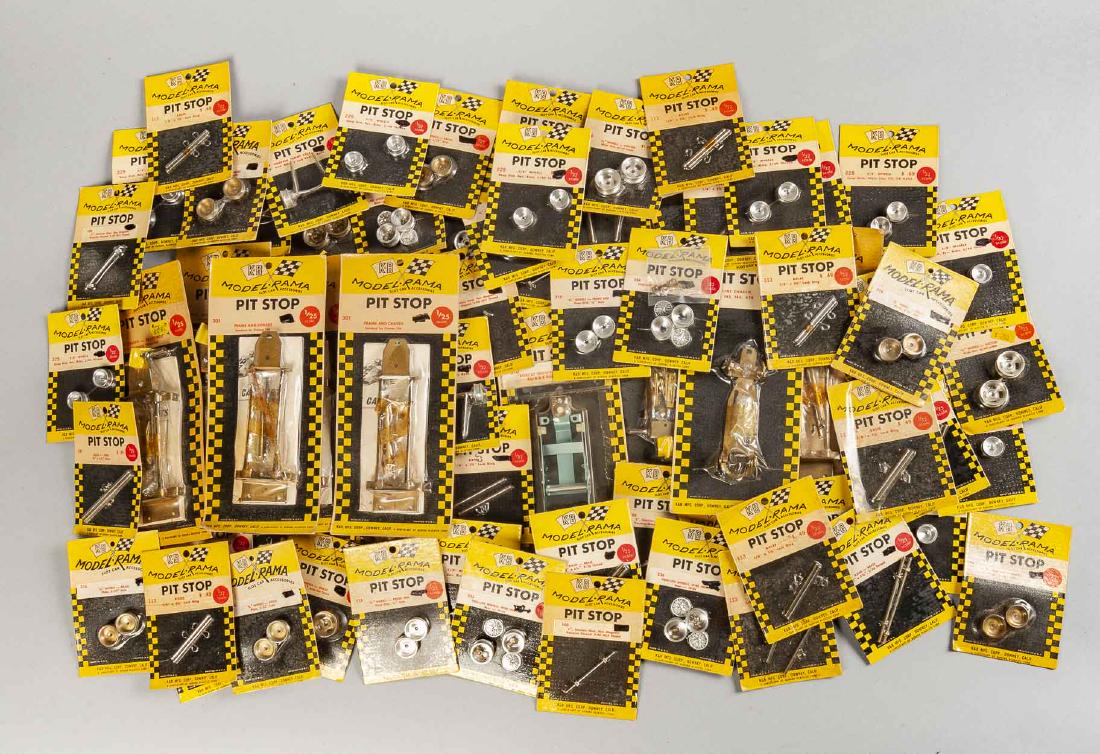 Approx 107 K&B Model-Rama NOS Slot Car Parts in OB (1 of 2)
