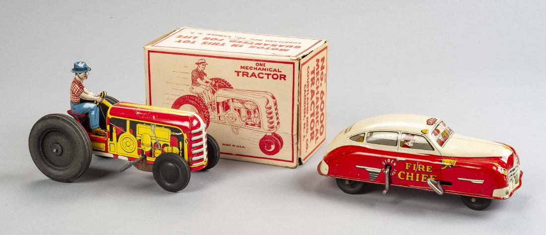 2 Walt Reach Tin Litho Wind Up Toys by Courtland (1 of 7)