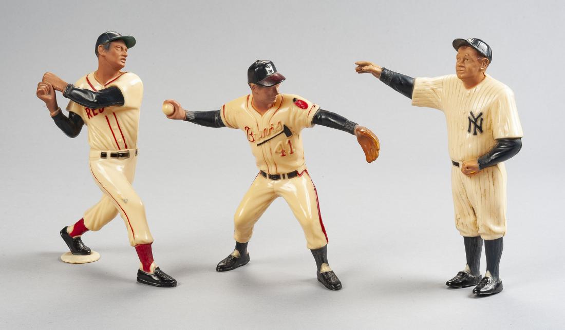 3 Vintage Hartland Baseball Legend Statues (1 of 2)