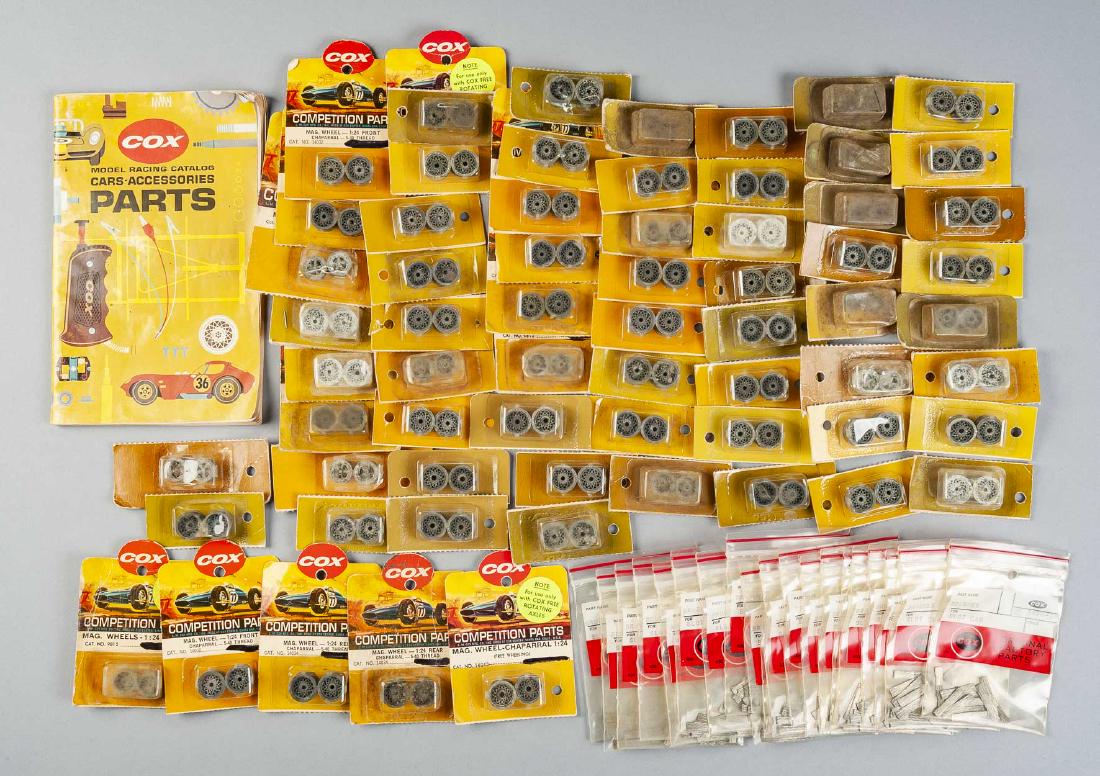 Approx. 76 Cox NOS Wheels & Brushes in OBs (1 of 5)