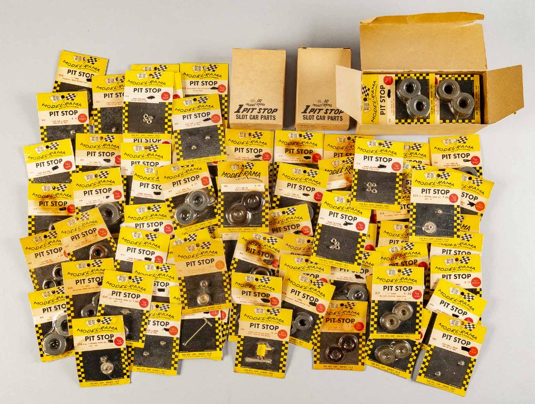 Approx 113 K&B Model-Rama NOS Slot Car Parts in OB (1 of 2)
