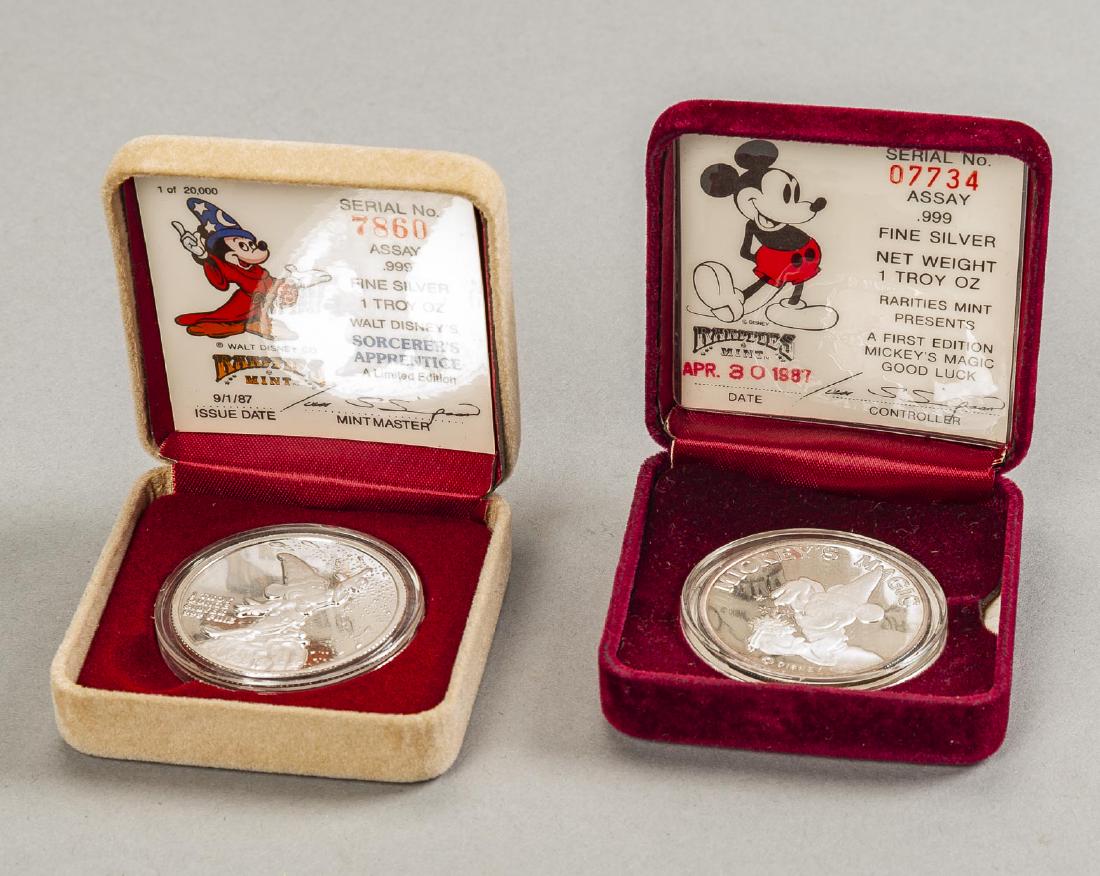 2 Mickey Mouse 1 OZT Commemorative Coins (1 of 4)