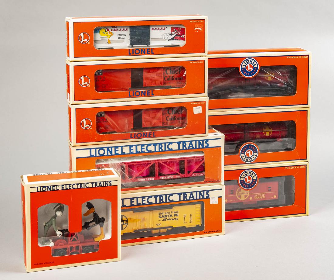 9 Lionel O/O27 Rolling Stock in OBs (1 of 2)