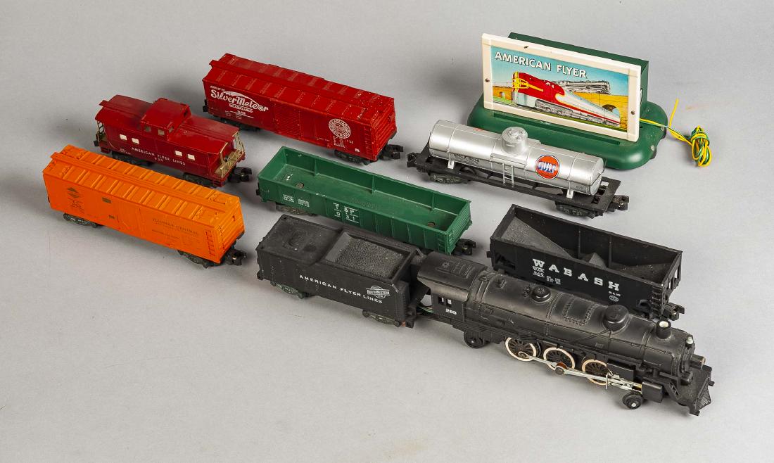 American Flyer Lines 283 Set with Track & OBs (1 of 5)