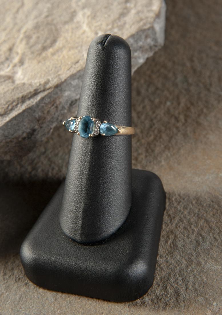 14K Blue Topaz Ring (1 of 2)