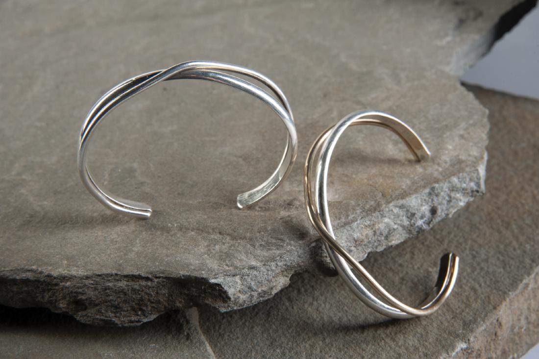 2 Sterling Cuff Bracelets (1 of 2)