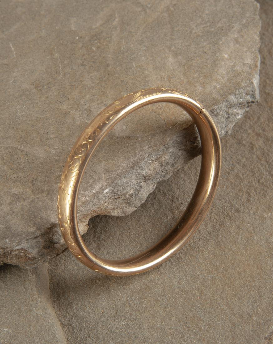 Goldfilled Bangle Bracelet (1 of 3)